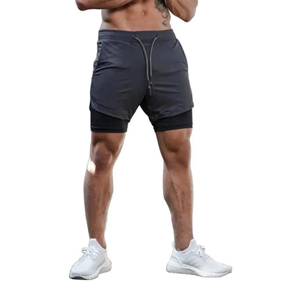 Versatile 2-in-1 Workout and Jogging Shorts - Pylnam