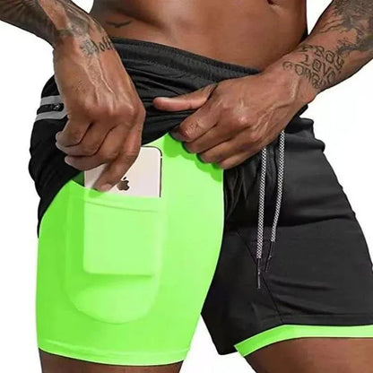 Versatile 2-in-1 Workout and Jogging Shorts - Pylnam