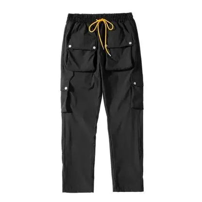 Versatile Loose Fit Multi-Pocket Trousers - Pylnam