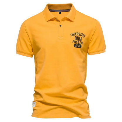 Vibrant Cotton Short Sleeve Polo Shirts Collection - Pylnam