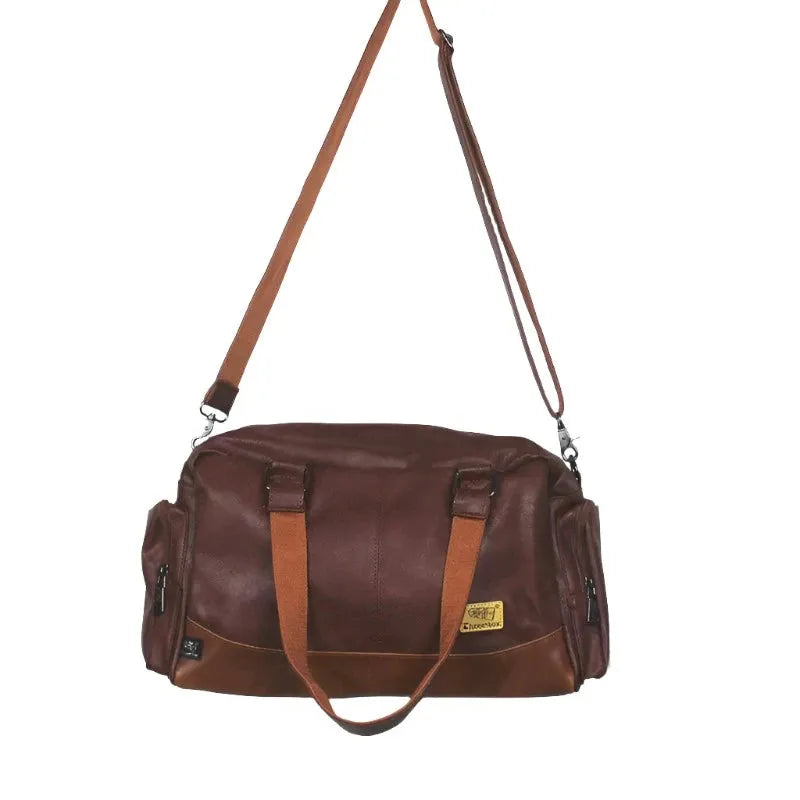 Vintage Style Crossbody Travel Bag - Pylnam