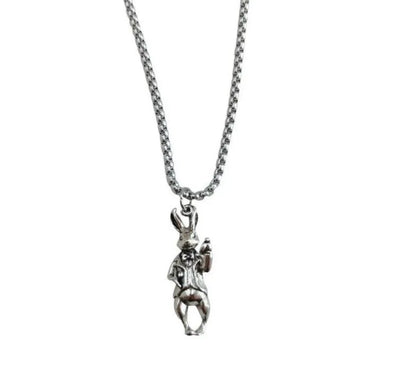 Whimsical Rabbit Charm Necklace - Pylnam