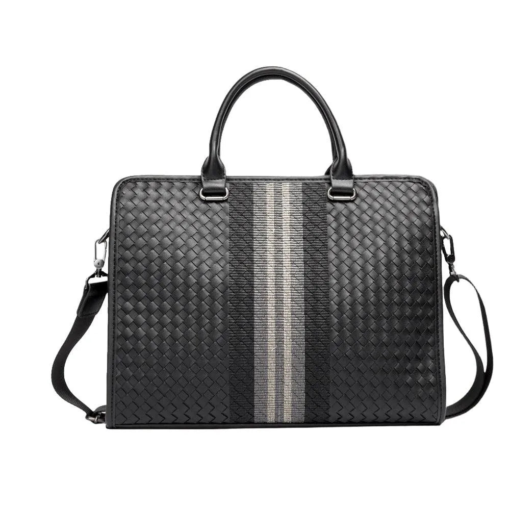 Woven Business Briefcase - Pylnam