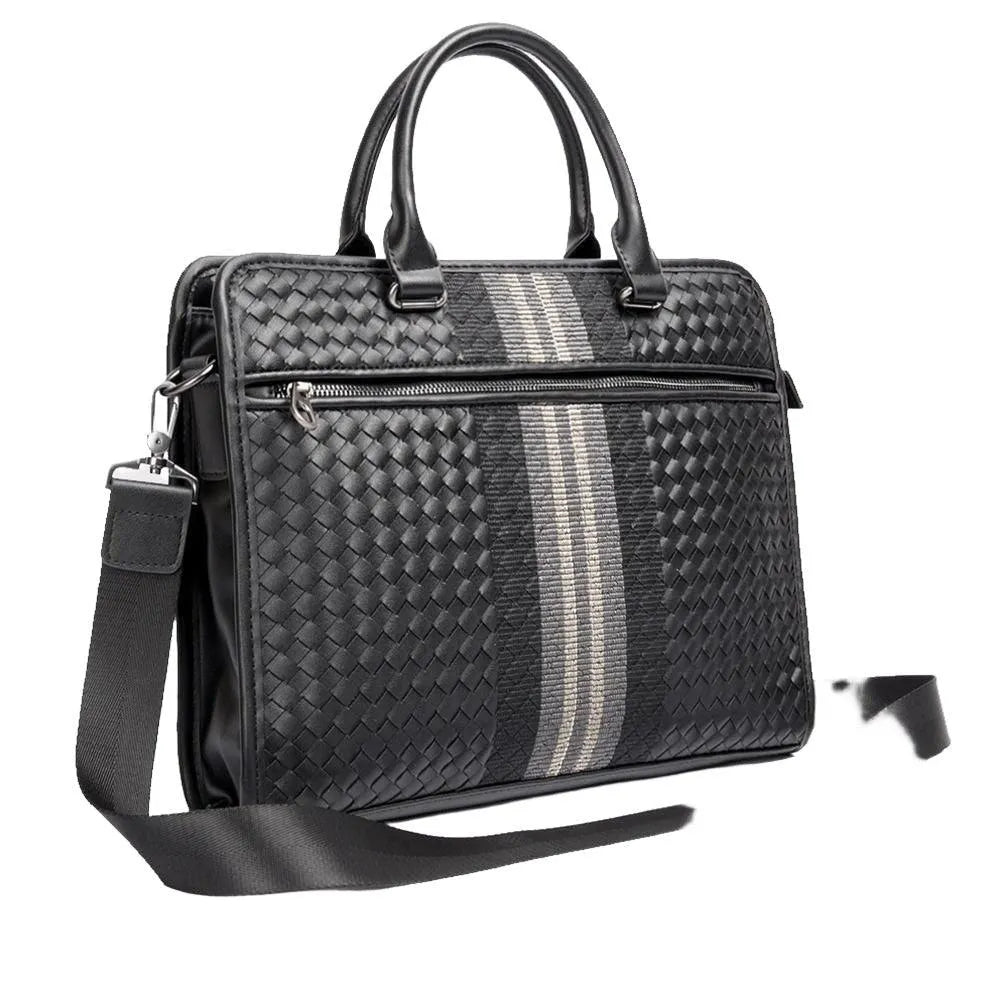 Woven Business Briefcase - Pylnam