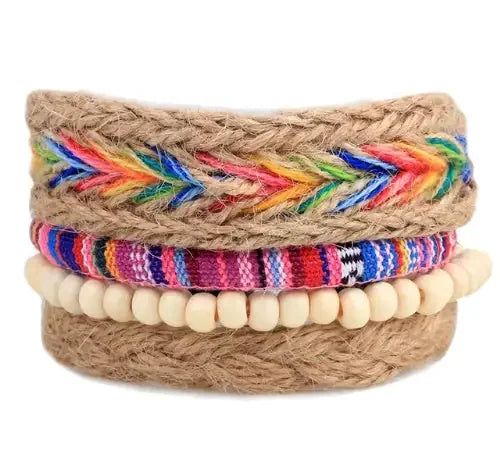 Vintage Multilayer Bead Bracelet for Men