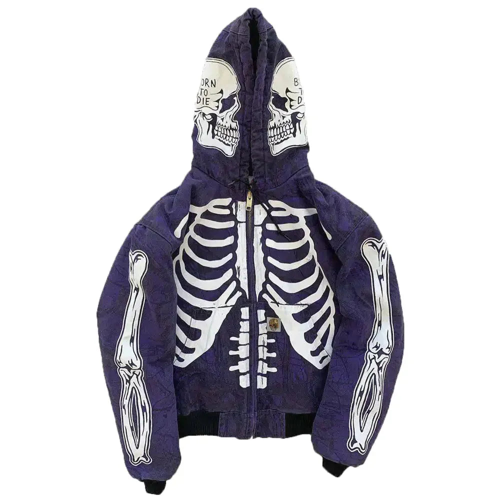 Bold Skull Art Men's Hoodie for Unique Style Expression