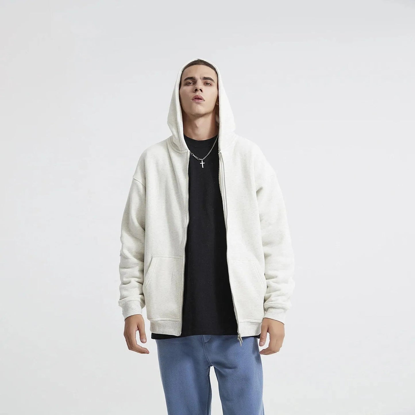 Zipper Cozy Hoodie - Pylnam