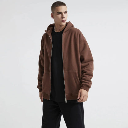 Zipper Cozy Hoodie - Pylnam