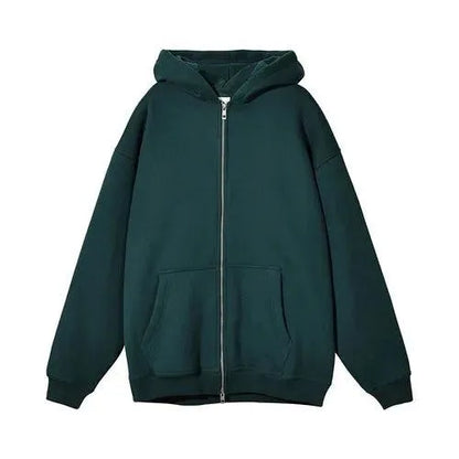 Zipper Cozy Hoodie - Pylnam