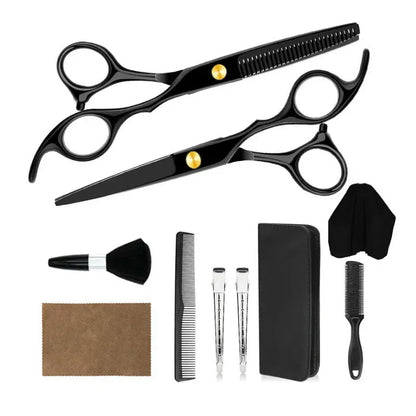 Professional Hair Cutting and Thinning Scissors Set